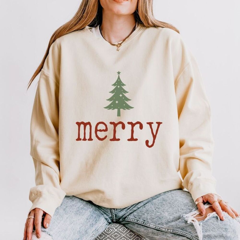 Open Box - Simply Sage Market - Merry Christmas Tree Stars - Women's Li White